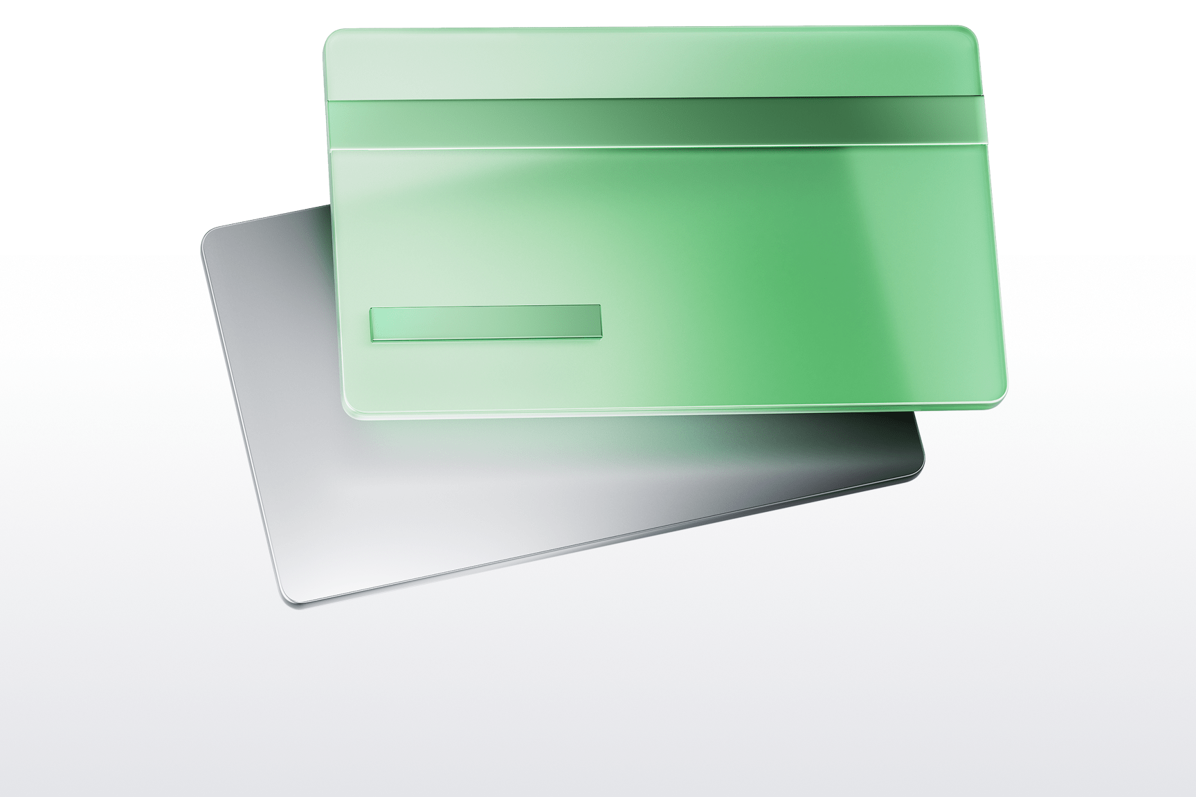 Light green rectangular laptop with sleek design.