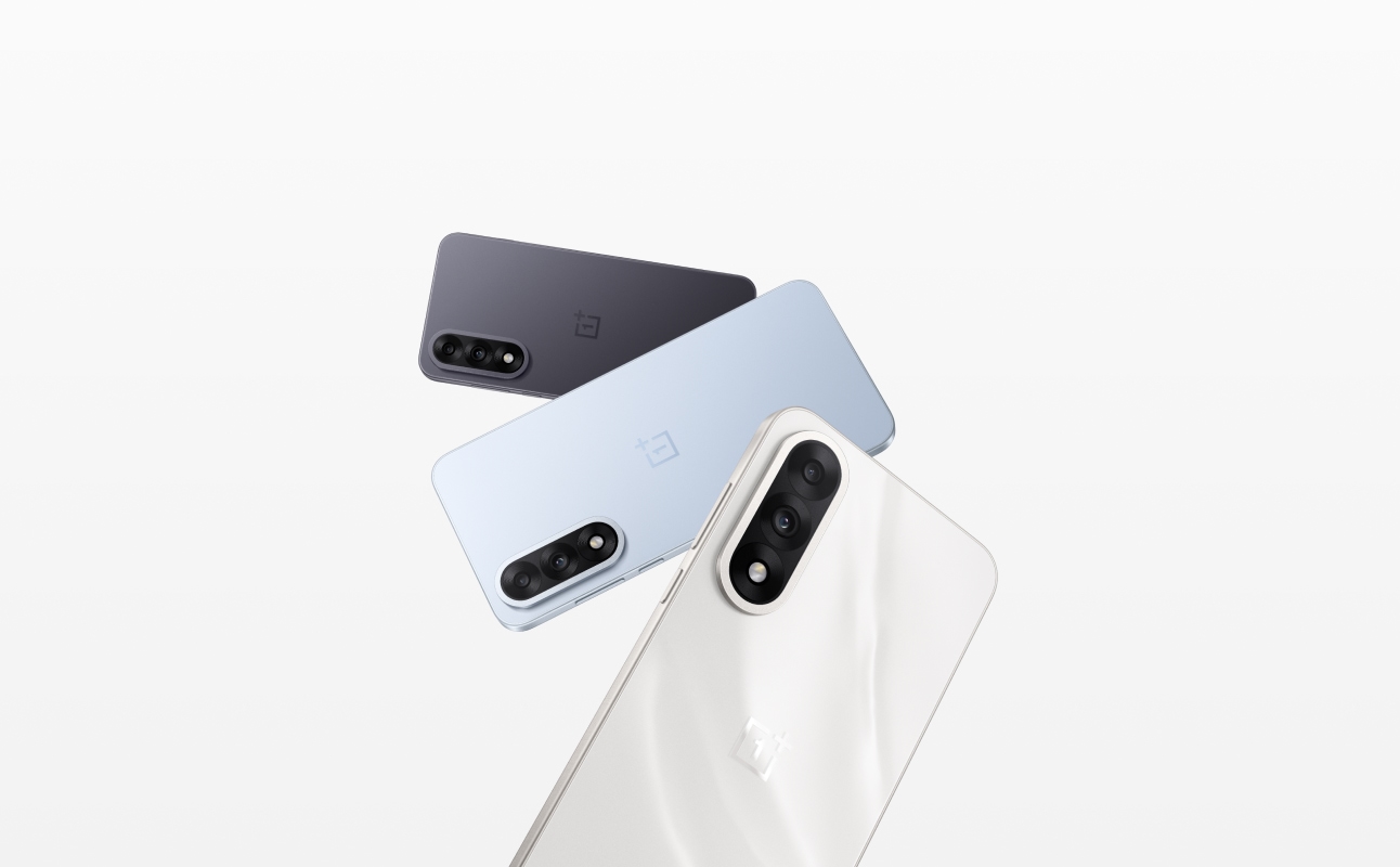 Modern smartphones with sleek, glossy designs in grey and white colors.